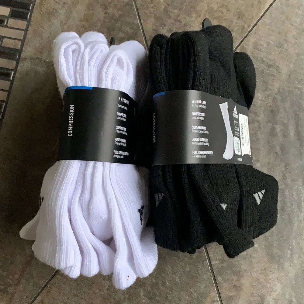2packs-6pairssocks set Adidas Men’s Cushioned Crew